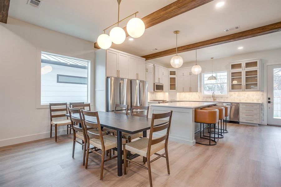 Furnished interior view inside a new home in , Fort Worth (Image 11).