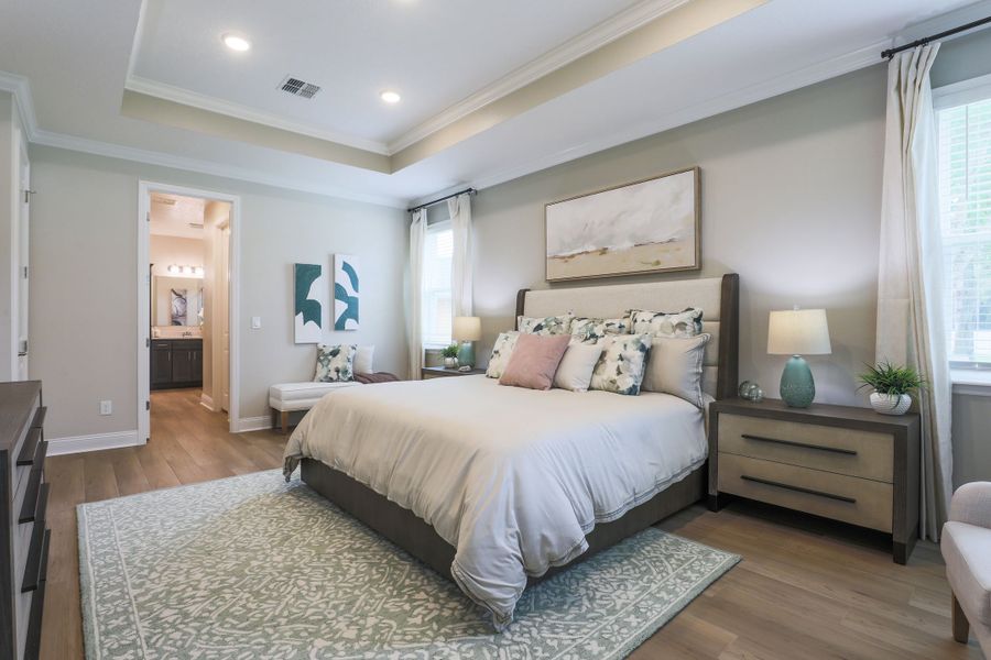 Furnished interior view inside a new home in Sugarmill Woods, Homosassa (Image 14).