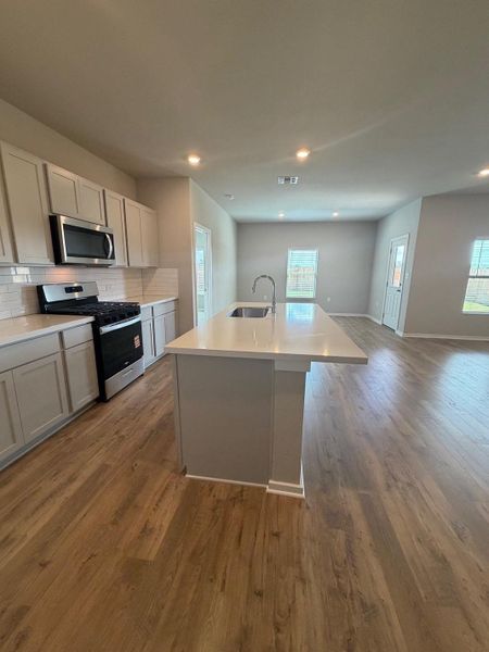 Center Island in Kitchen
