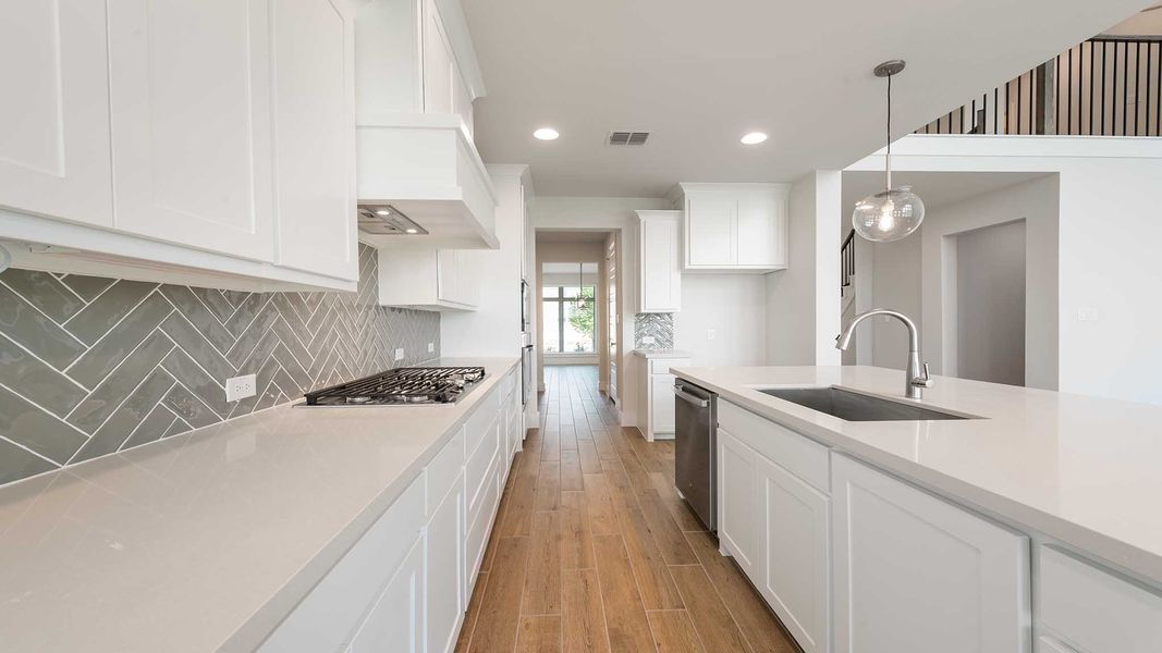 Furnished interior view inside a new home in Devonshire - Reserve 60', Forney (Image 10).