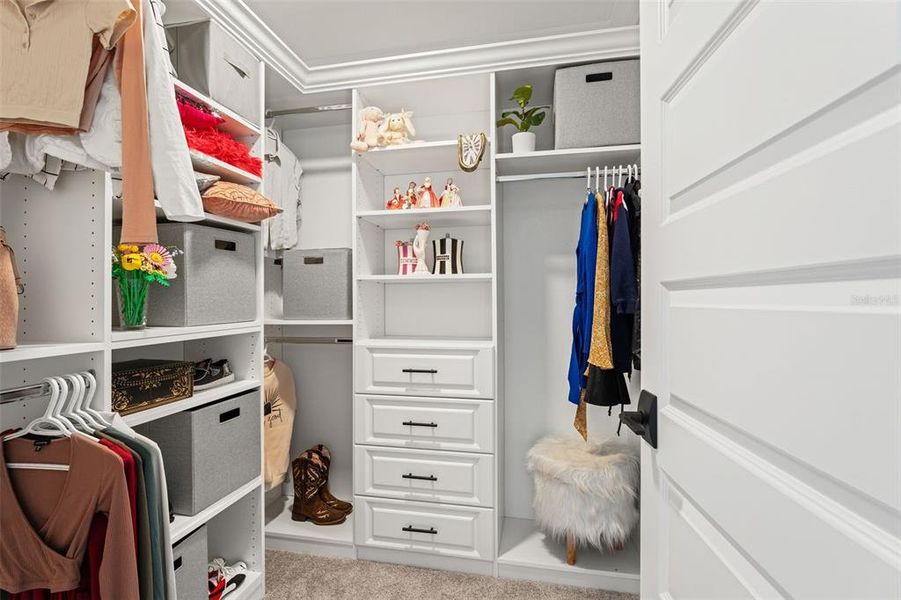 Furnished interior view inside a new home in Whispering Oaks Preserve, Wesley Chapel (Image 19).