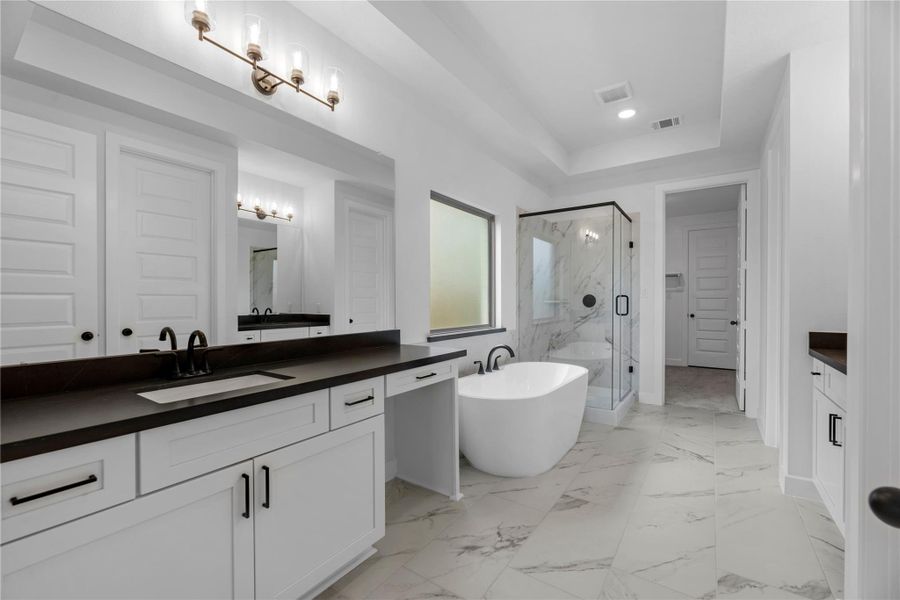 Furnished interior view inside a new home in COLTON®, Montgomery (Image 6). Furnished interior view inside a new home in COLTON®, Montgomery (Image 6).