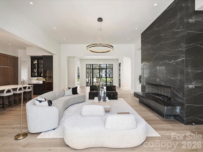 Furnished interior view inside a new home in , Charlotte (Image 38).