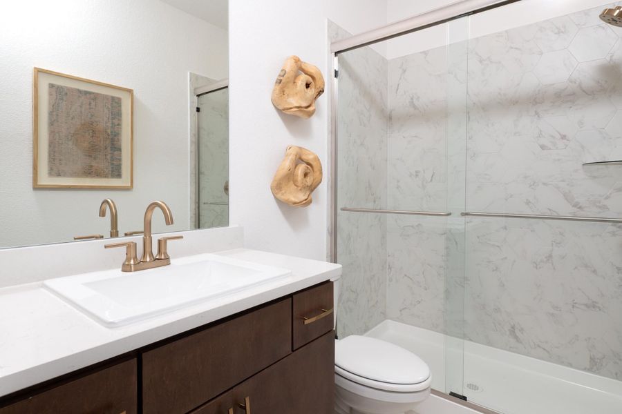 Representative furnished interior of a home built from the Mila by Tri Pointe Homes in Discovery Collection at The Meadows, Krum (Image 13).