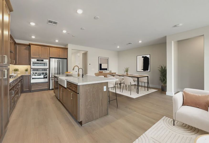 Virtually Staged Trilogy Ridgecrest Flourish HS 150 Kitchen - 2 of 22
