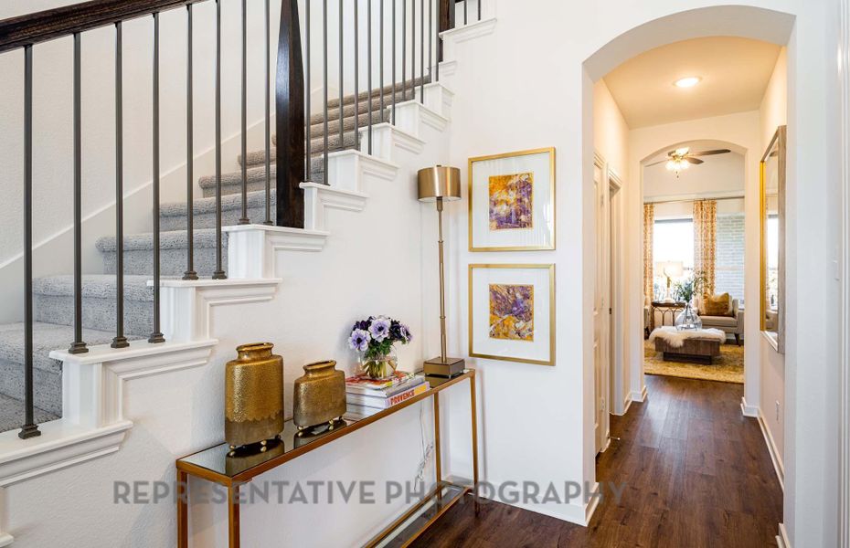 Furnished interior view inside a new home in Pomona, Manvel (Image 10). Furnished interior view inside a new home in Pomona, Manvel (Image 10).