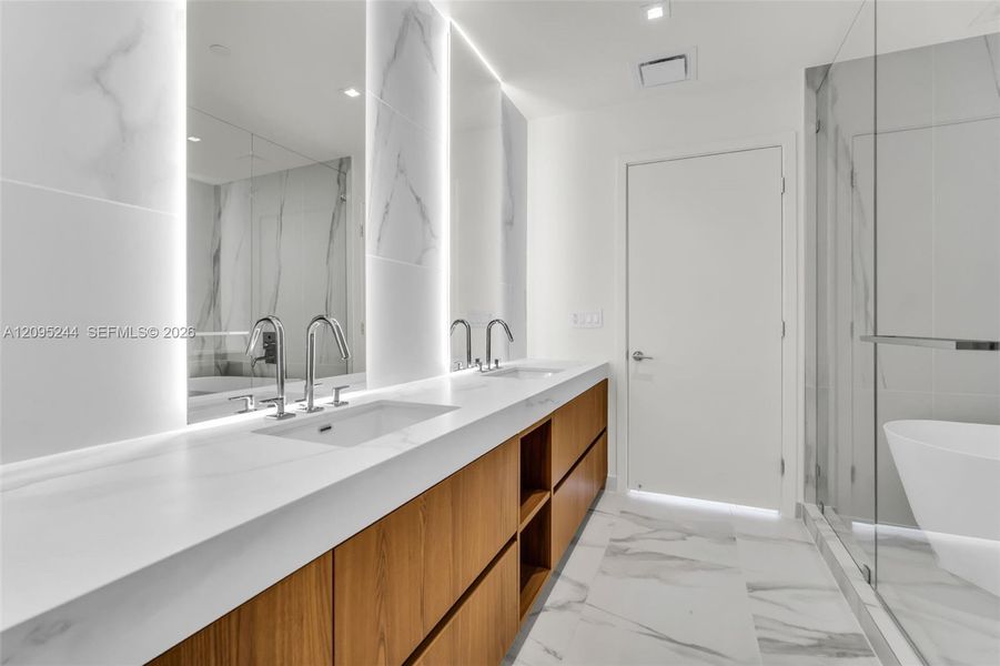 Furnished interior view inside a new home in , Miami (Image 10). Furnished interior view inside a new home in , Miami (Image 10).