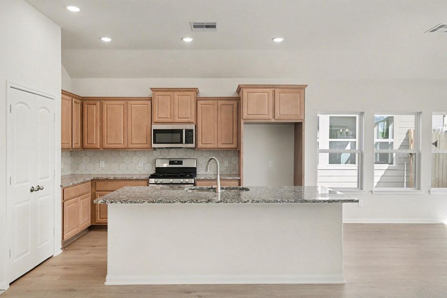 Furnished interior view inside a new home in Clear View Estates, Willis (Image 5).