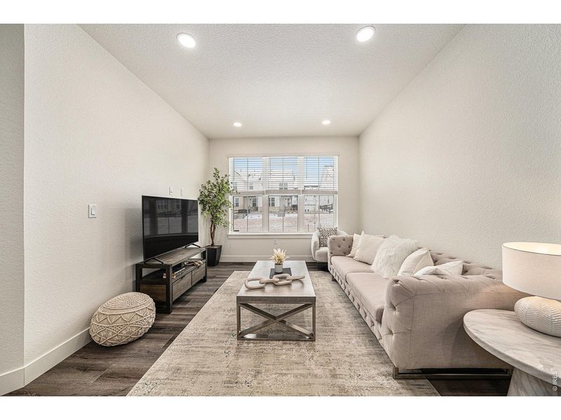 Furnished interior view inside a new home in , Loveland (Image 8). Furnished interior view inside a new home in , Loveland (Image 8).