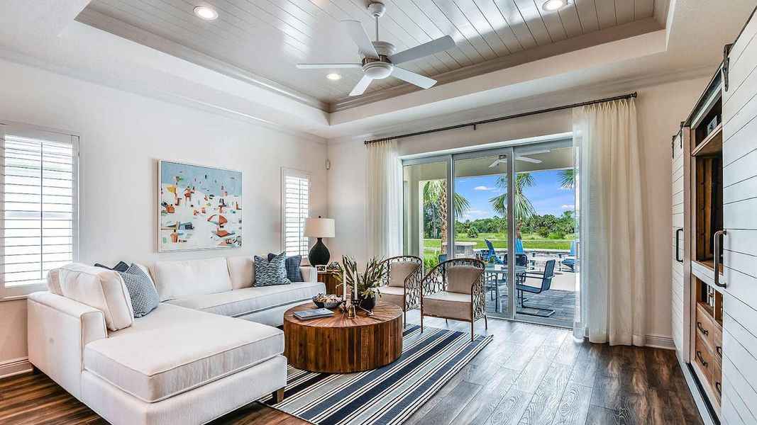 Representative furnished interior of a home built from the Heritage 2 by Neal Communities in Grand Park Real Estate and Homes for Sale in Sarasota, FL - Neal Communities, Sarasota (Image 8).