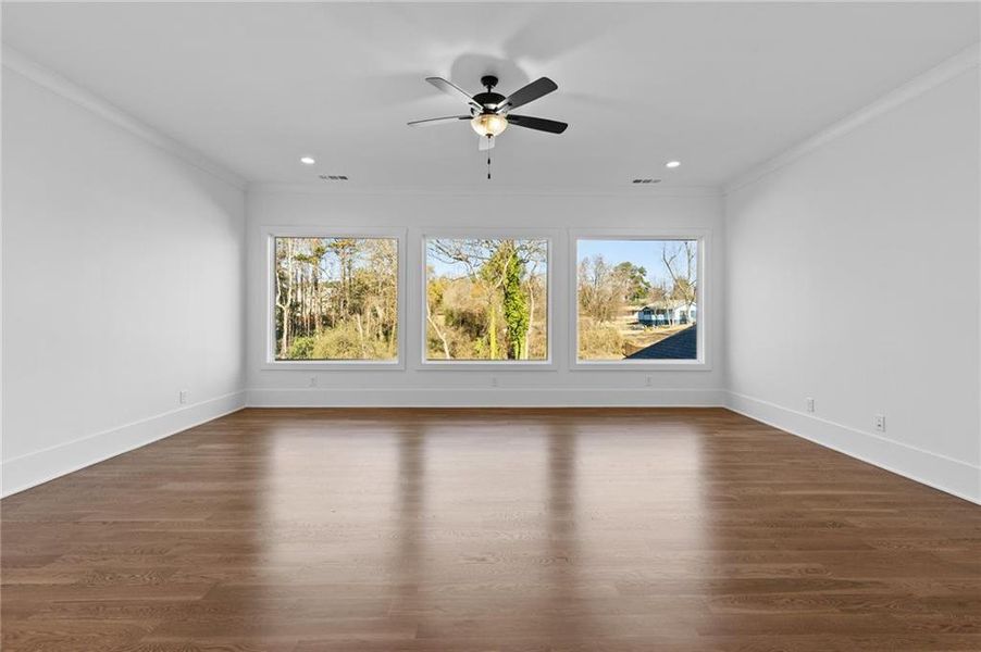 Spacious, unfurnished interior of a new home in , Buford (Image 59).