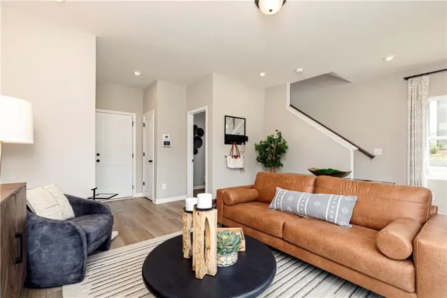 Furnished interior view inside a new home in , Powder Springs (Image 22).