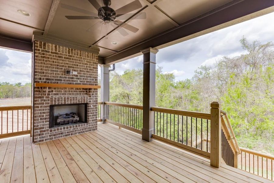 Exterior details and patio area of a home in , Buford (Image 3).