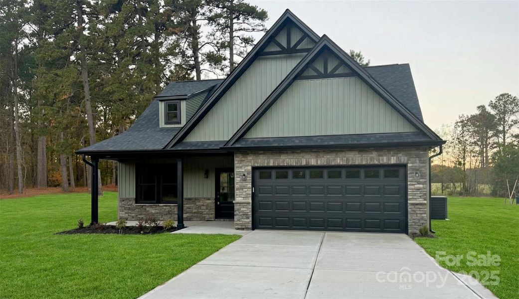 Front exterior of a new home in , Salisbury, NC, highlighting curb appeal (Image 1).