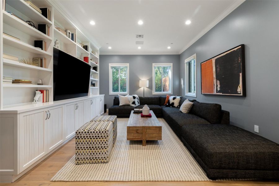 Furnished interior view inside a new home in , Austin (Image 11). Furnished interior view inside a new home in , Austin (Image 11).