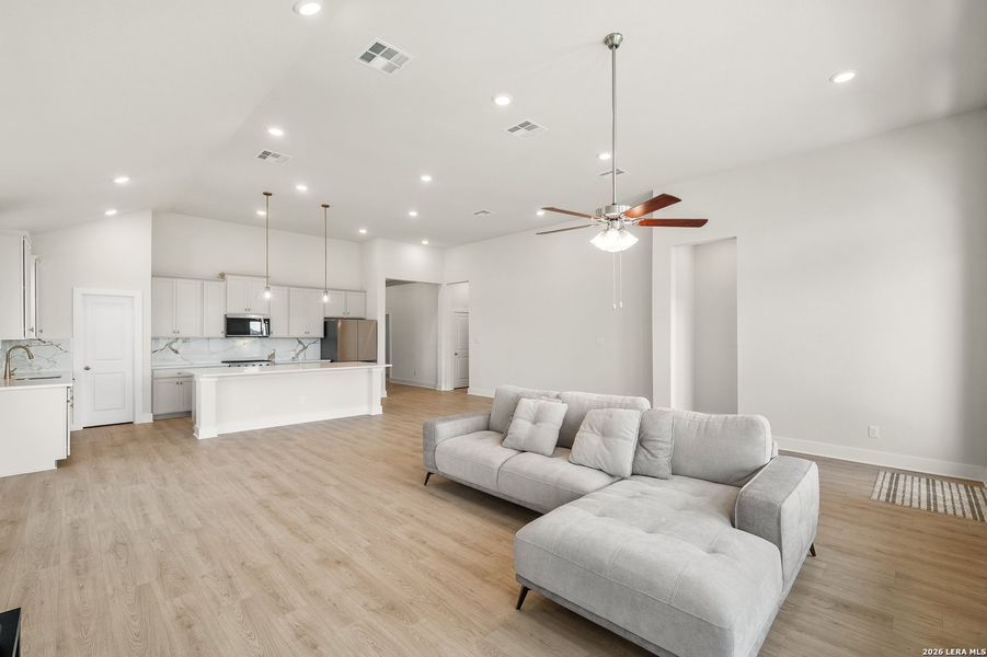 Furnished interior view inside a new home in Westridge, San Antonio (Image 29).