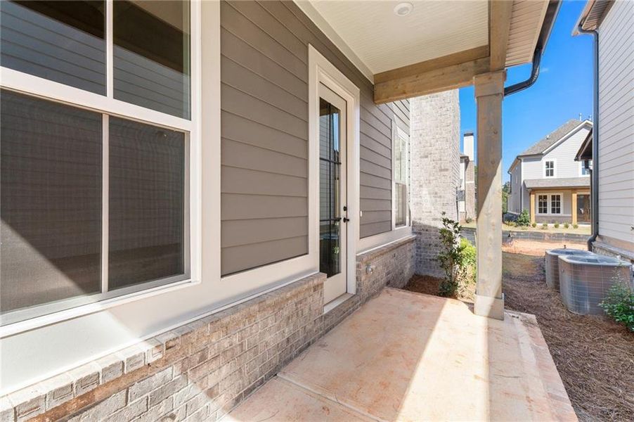 Exterior details and patio area of a home in Trove, Watkinsville (Image 3).