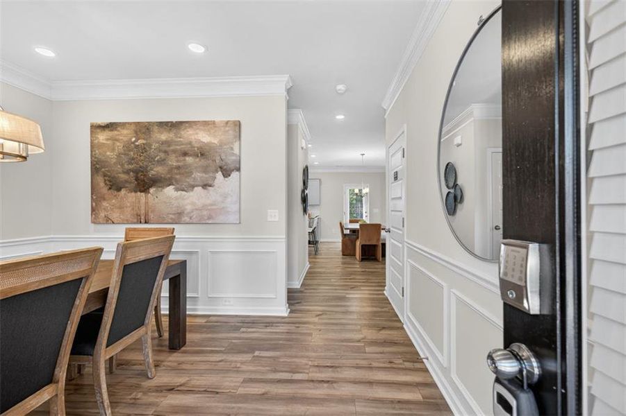 Furnished interior view inside a new home in The Stiles, Cartersville (Image 3).