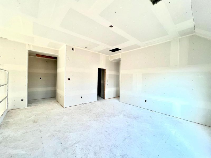 Actual progress of your home.