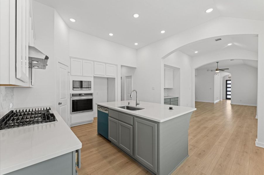 Furnished interior view inside a new home in , Manvel (Image 7).
