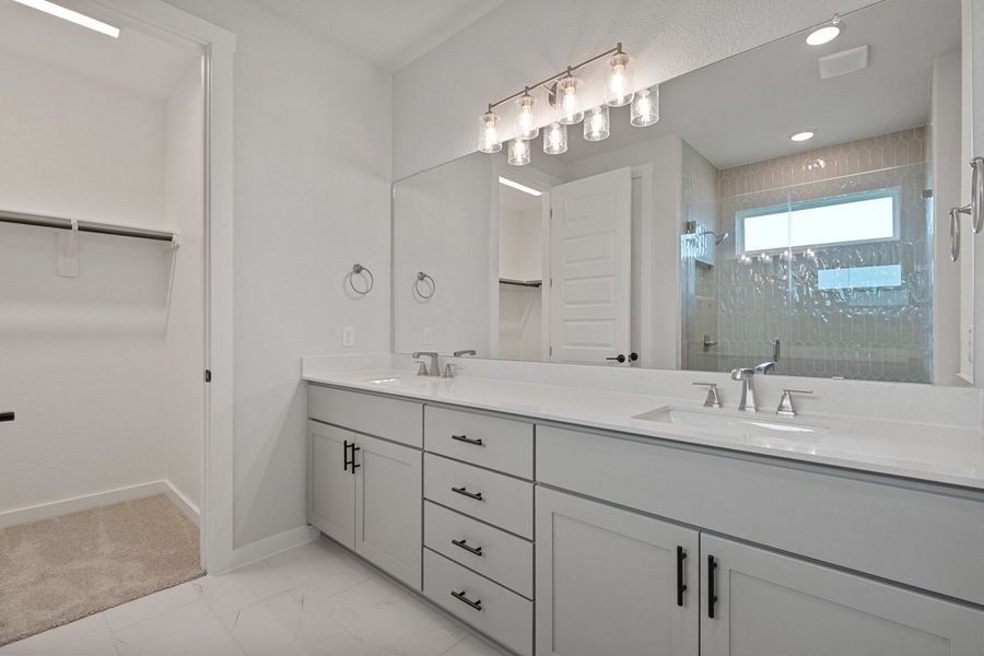 Furnished interior view inside a new home in Arbor Collection at Lariat, Liberty Hill (Image 14). Furnished interior view inside a new home in Arbor Collection at Lariat, Liberty Hill (Image 14).