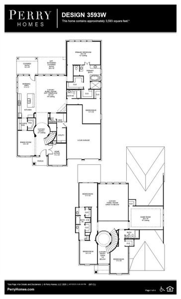 2D floor plan layout of this home in Valencia, Manvel, TX (Image 5).