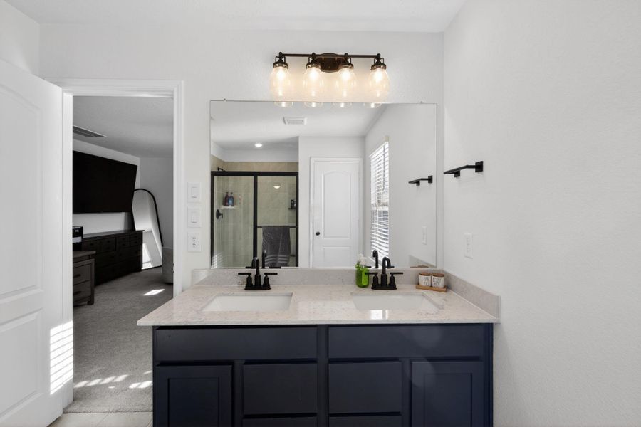 Furnished interior view inside a new home in , Katy (Image 13). Furnished interior view inside a new home in , Katy (Image 13).