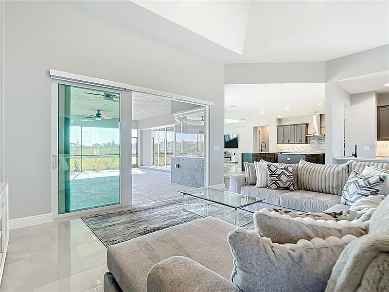 Furnished interior view inside a new home in Hampton Lakes, Sarasota (Image 11). Furnished interior view inside a new home in Hampton Lakes, Sarasota (Image 11).