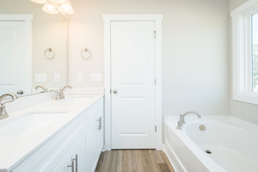 Furnished interior view inside a new home in Pallini Place, Elon (Image 11).
