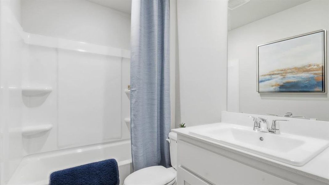 Furnished interior view inside a new home in Townes Landing, Fort Worth (Image 22).