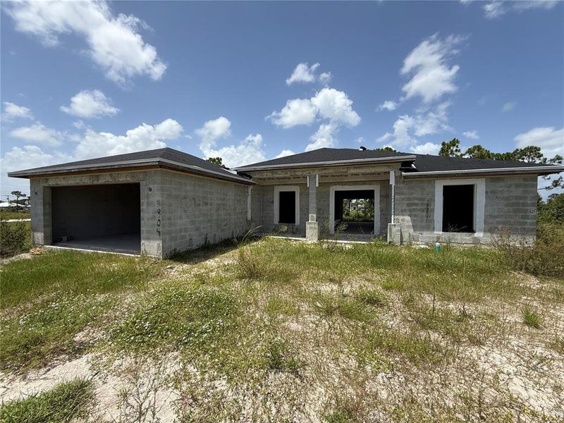 In-progress construction of a new home in , Cape Coral, FL (Image 10).