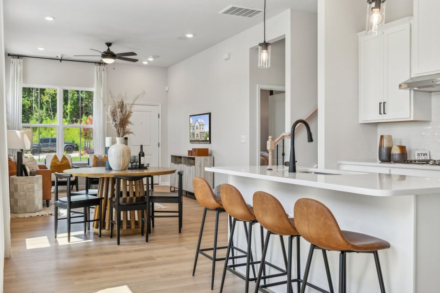 Furnished interior view inside a new home in Ridge at Sugar Creek, Indian Land (Image 10). Furnished interior view inside a new home in Ridge at Sugar Creek, Indian Land (Image 10).