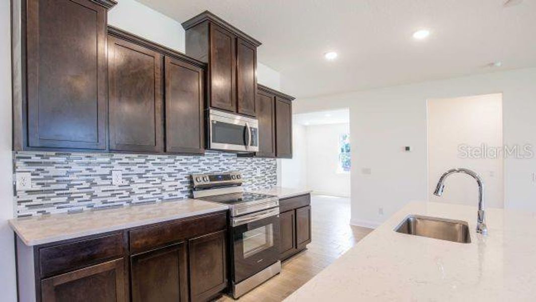 Model home - actual features may vary.