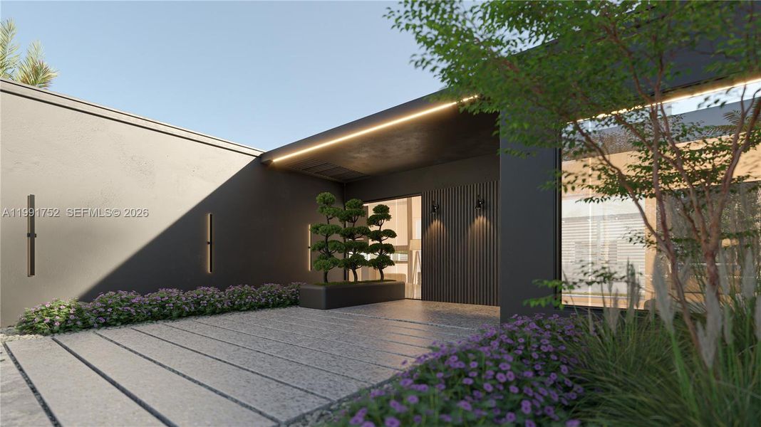 Exterior details and patio area of a home in , Palmetto Bay (Image 11).