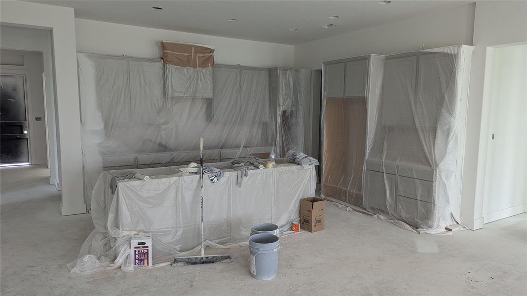 Furnished interior view inside a new home in Scofield Farms Estates, Georgetown (Image 4).