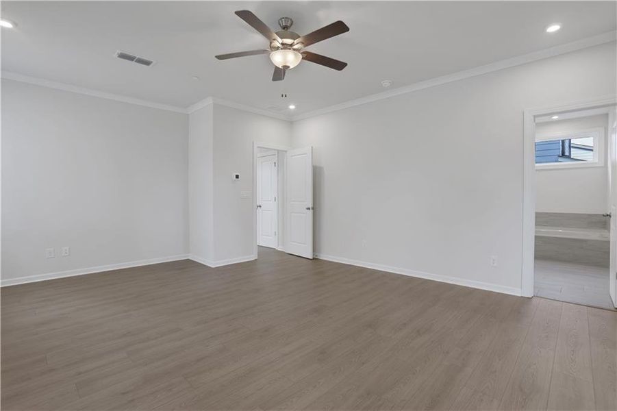 Spacious, unfurnished interior of a new home in Poppy at GreenHouse, Marietta (Image 25).