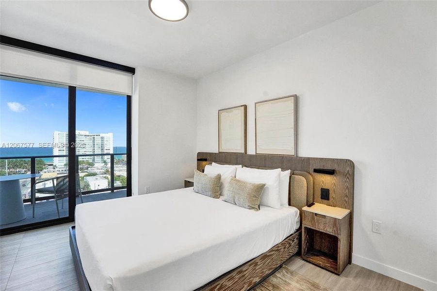 Furnished interior view inside a new home in , Miami Beach (Image 8).