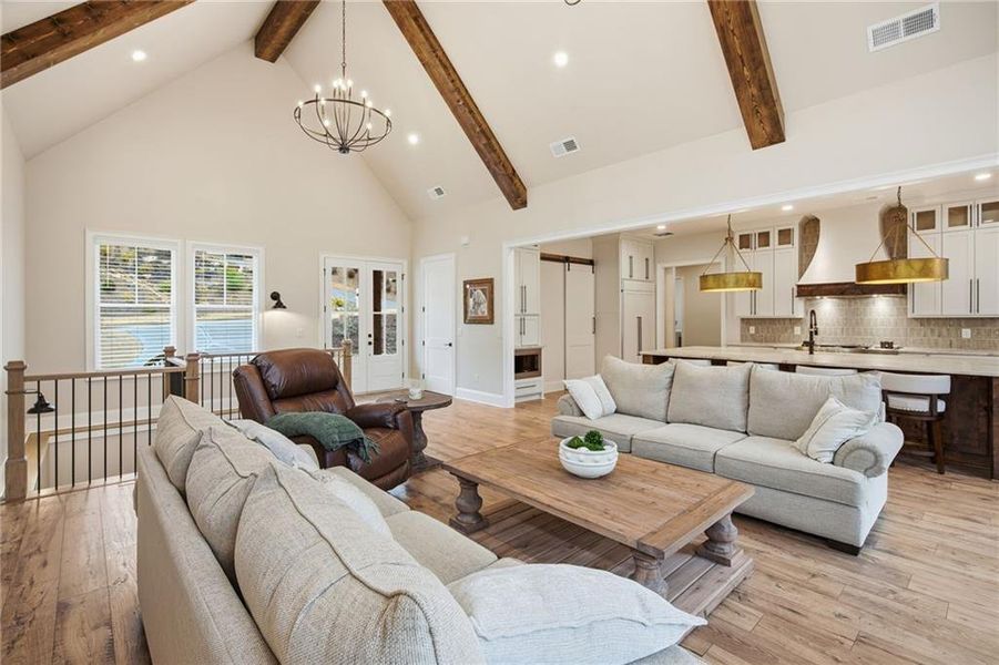 Furnished interior view inside a new home in , Dawsonville (Image 19).