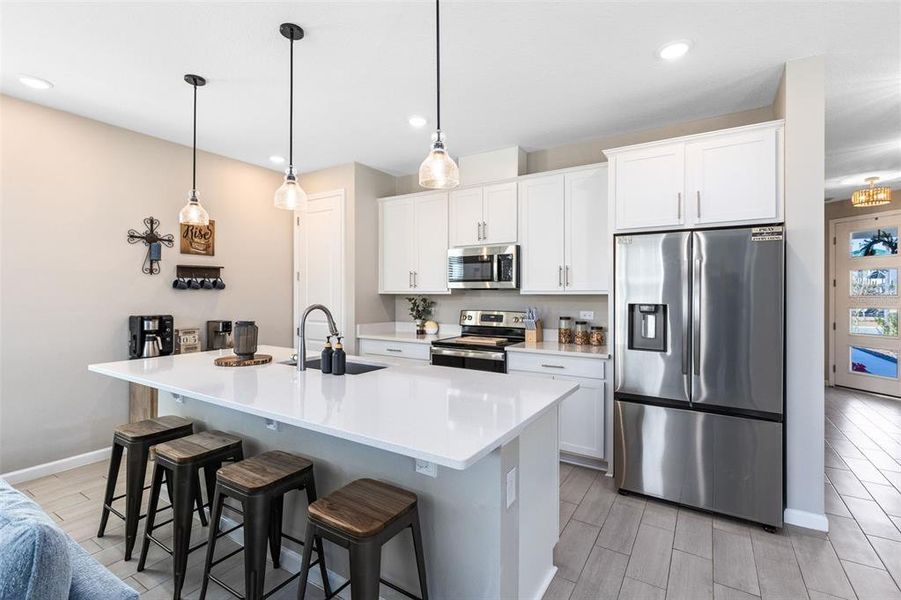 Furnished interior view inside a new home in , St. Cloud (Image 11).