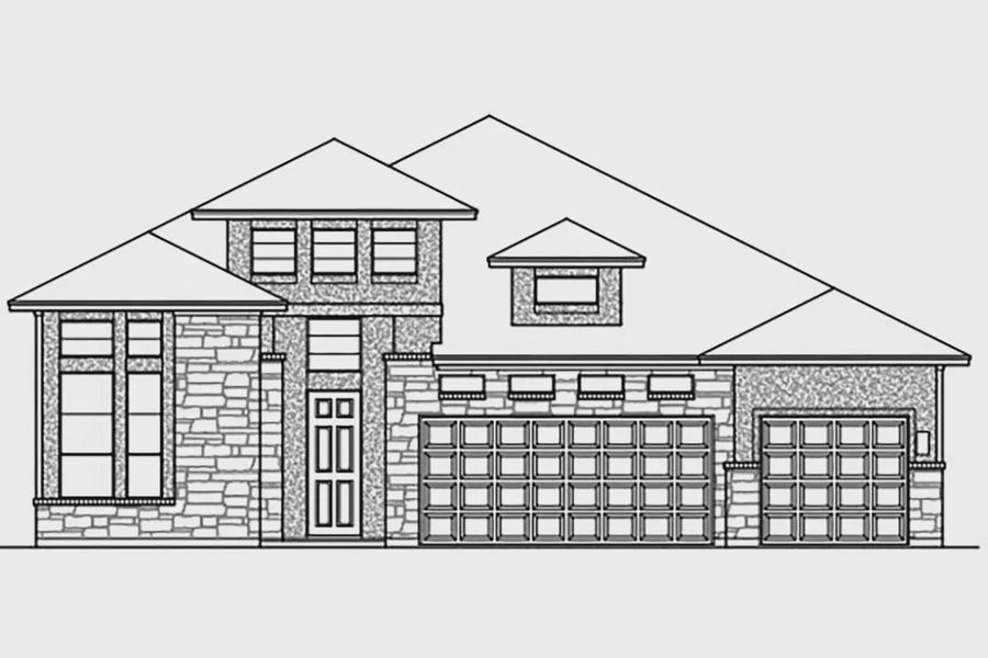 Representative rendering of the exterior for the Sydney by Chesmar Homes (Image 17).