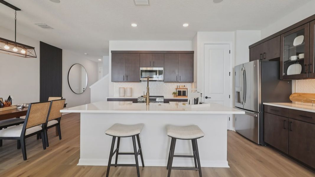 Furnished interior view inside a new home in Isla Mirada, San Antonio (Image 17).