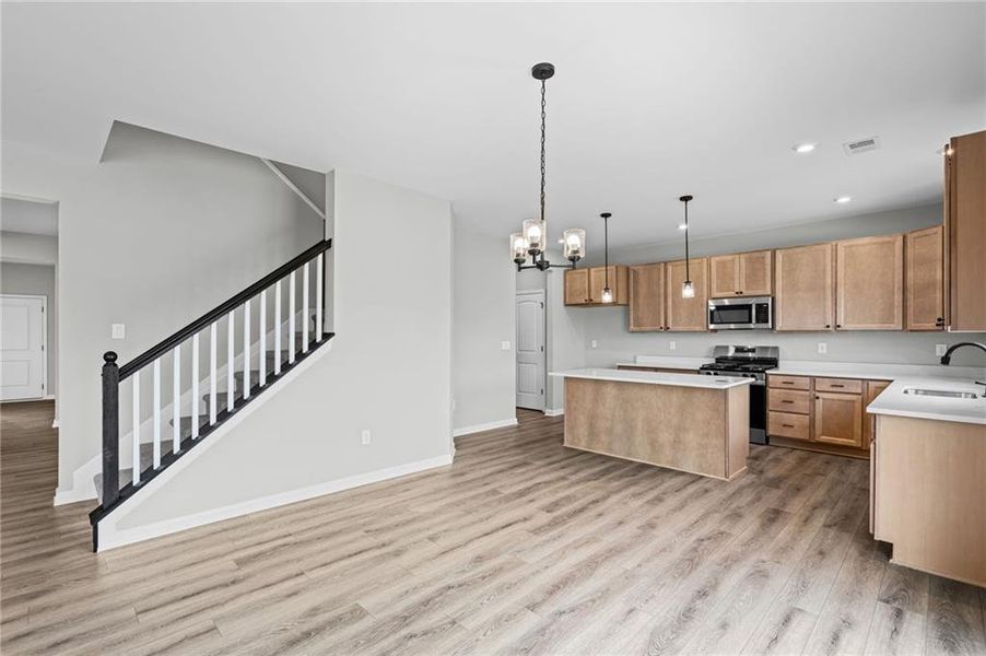 Furnished interior view inside a new home in Twin Lakes, Hoschton (Image 8).