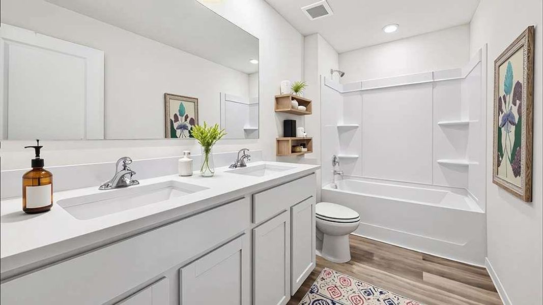 Furnished interior view inside a new home in Mableton Station, Mableton (Image 5).