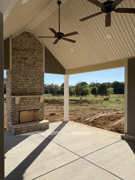 Exterior details and patio area of a home in Stoneridge Estates, Shelbyville (Image 5).
