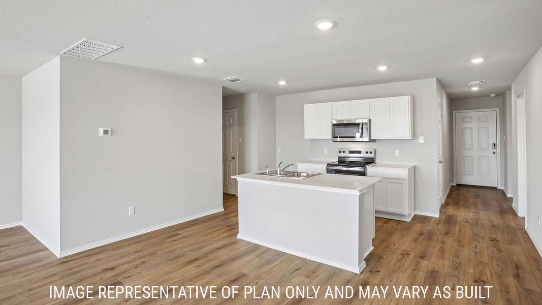 Furnished interior view inside a new home in Eastern Wells, Jarrell (Image 3).