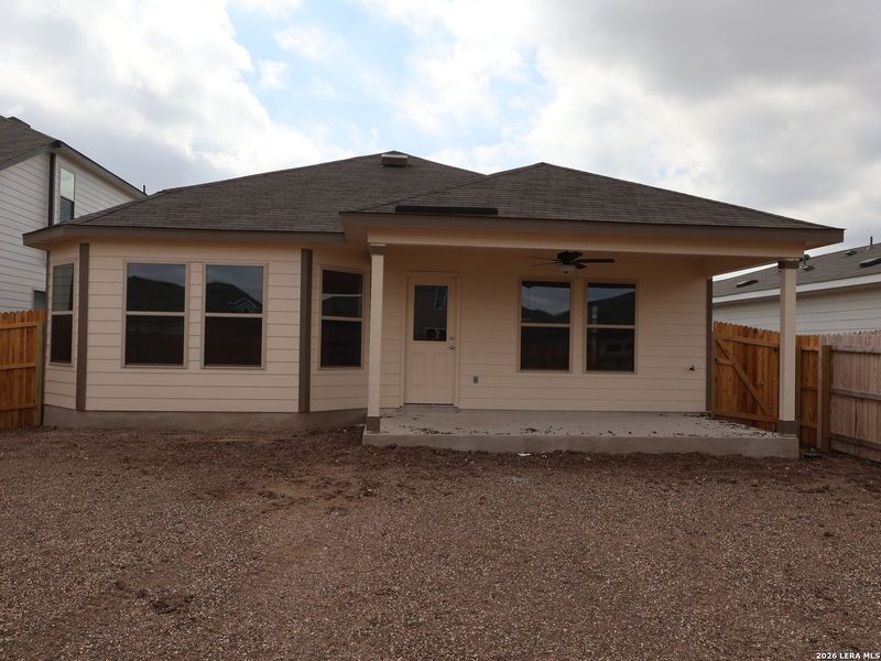 Exterior details and patio area of a home in Meadows at Clear Springs, New Braunfels (Image 3).
