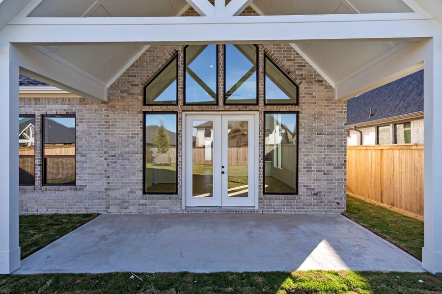 Exterior details and patio area of a home in , Cypress (Image 3). Exterior details and patio area of a home in , Cypress (Image 3).
