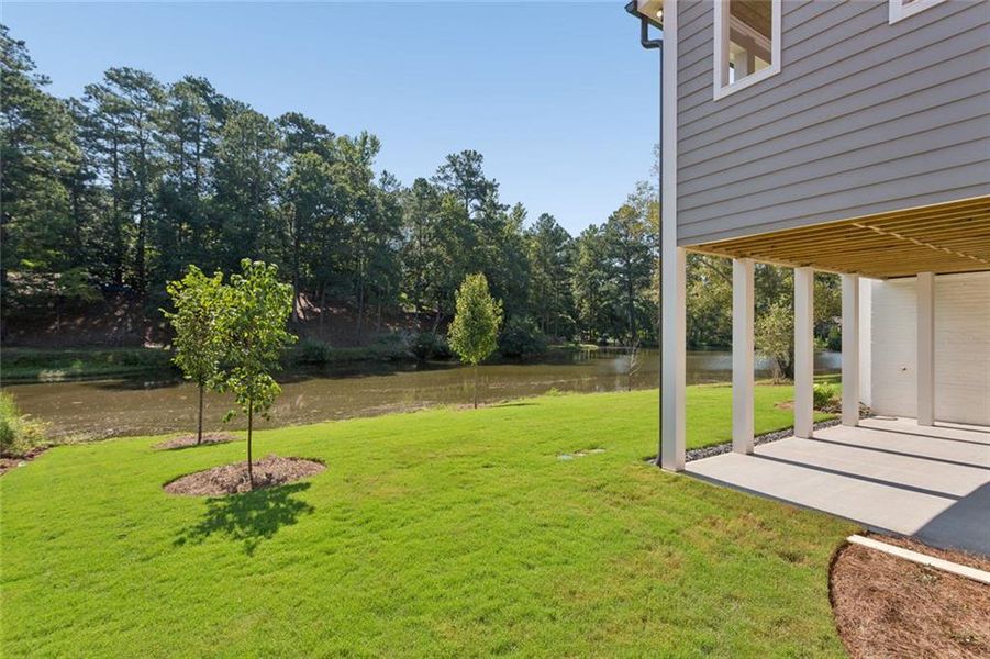 Exterior details and patio area of a home in , Roswell (Image 24). Exterior details and patio area of a home in , Roswell (Image 24).
