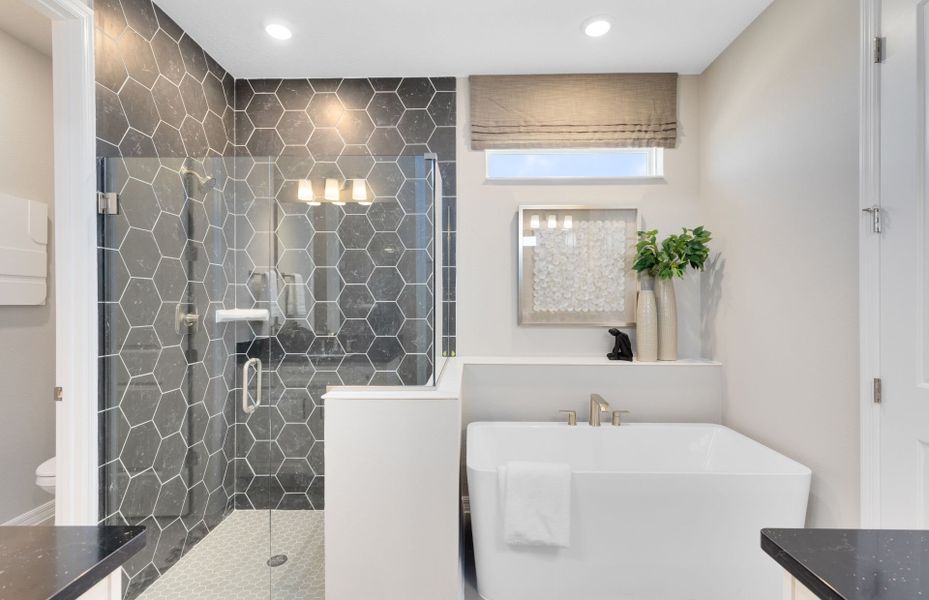 Representative furnished interior of a home built from the Concord by Pulte Homes in Vida's Way, Wesley Chapel (Image 17).