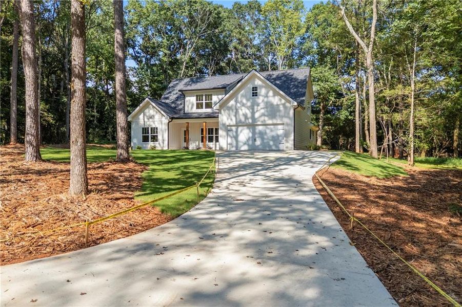 Front exterior of a new home in , Nicholson, GA, highlighting curb appeal (Image 32).